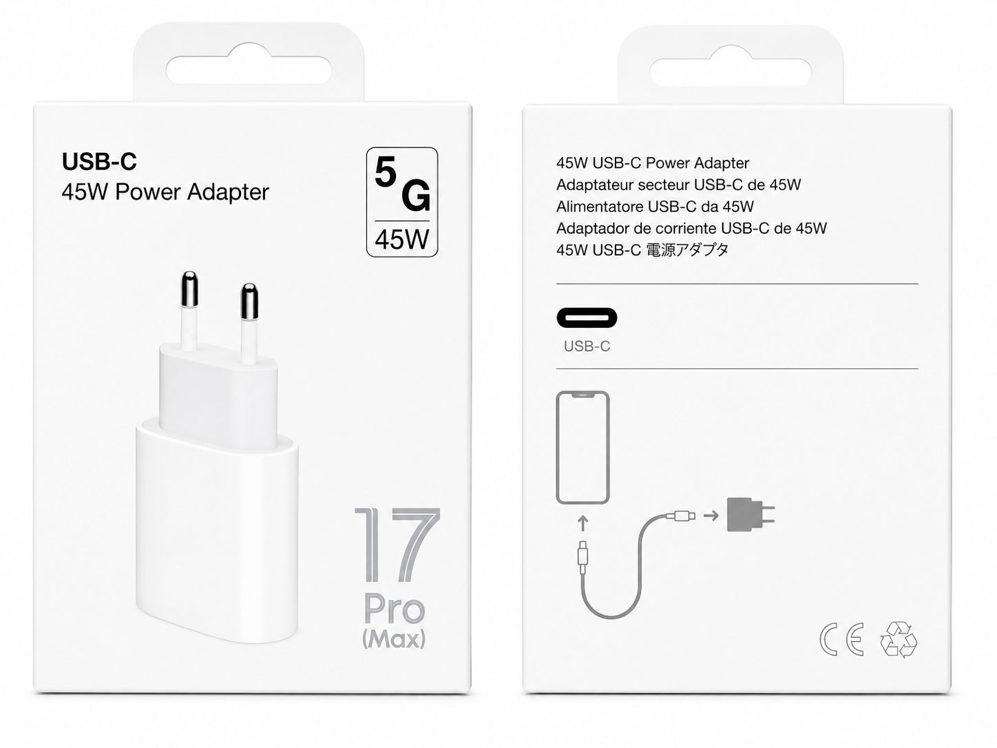 17 Pro Max 45W USB-C Hızlı Şarj Seti
