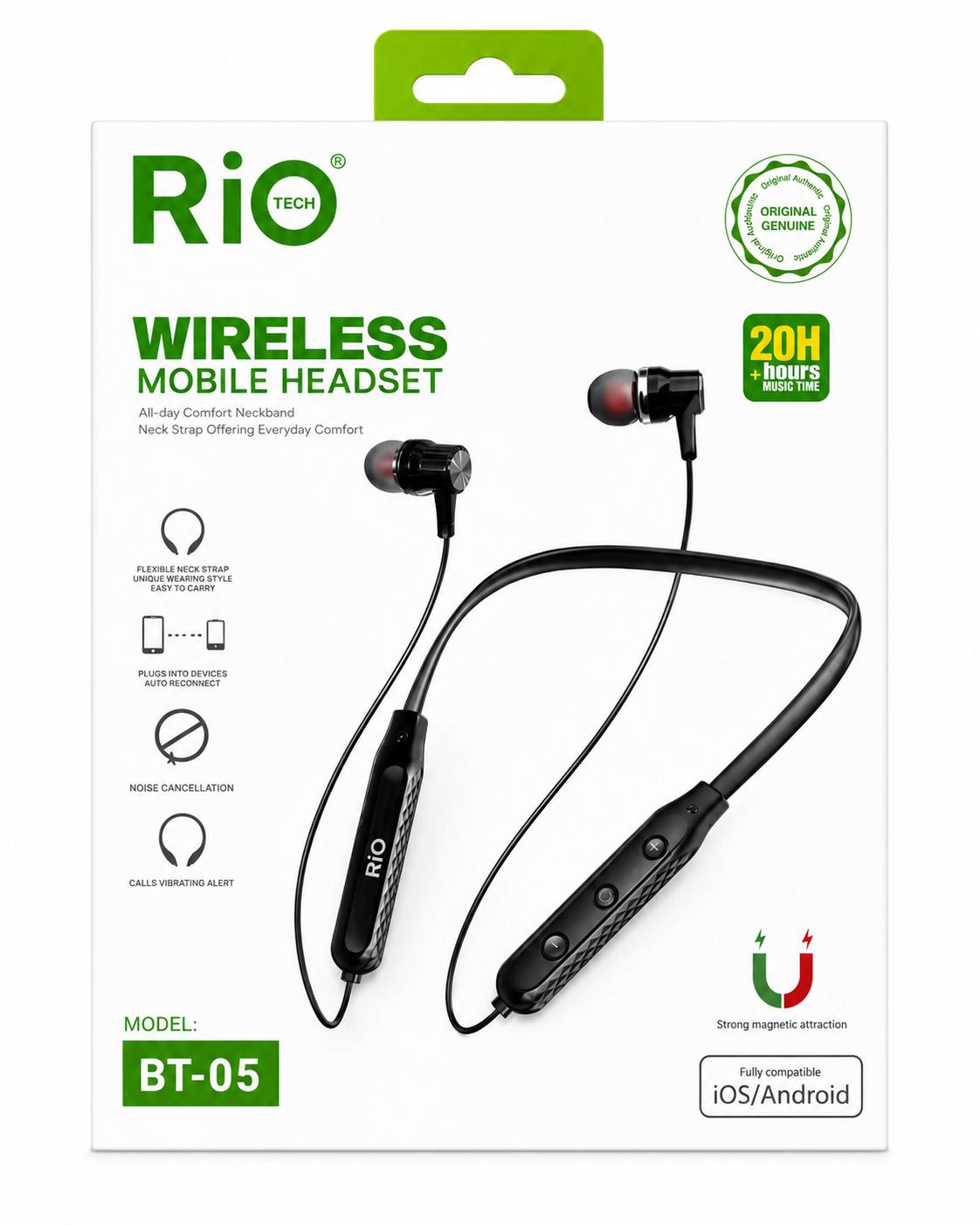 Rio BT-05 Kablosuz Boyun Askılı Kulaklık