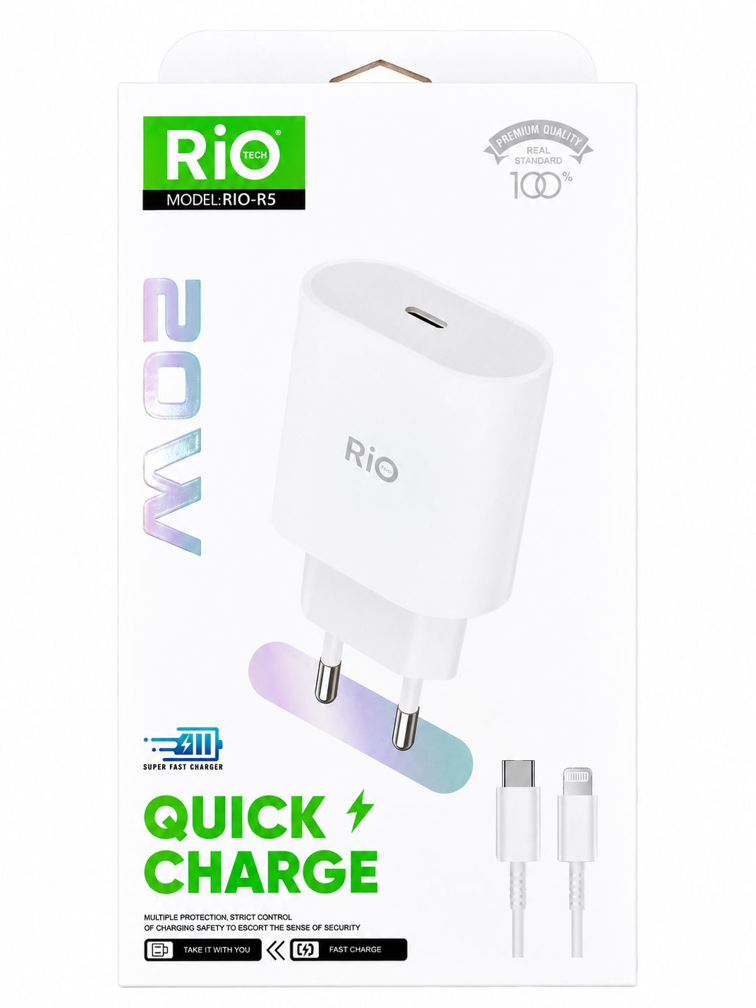 Rio R5 20W Quick Charge Set