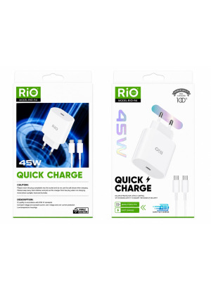 Rio R45 45W PD Adaptör (Beyaz)
